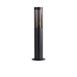 Searchlight Electric Batton Outdoor Post - Black Metal & Smoked Polycarbonate 93901-450BK