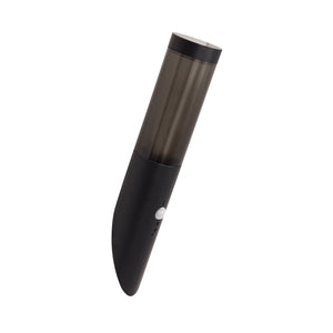 Searchlight Electric Batton Outdoor Wall Light-Black Metal & Smoked Polycarbonate 93901BK-PIR