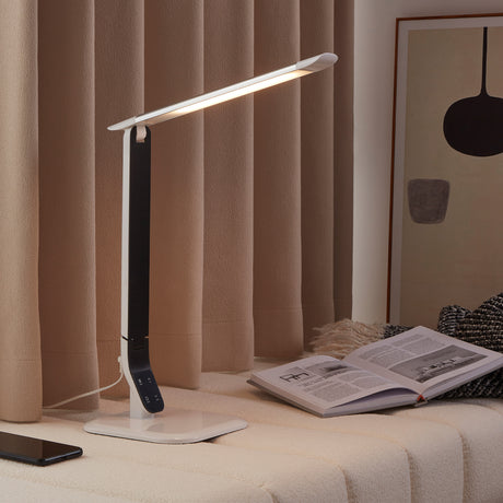 Eglo EU Sellano LED White/Black Plastic & Steel Table Lamp