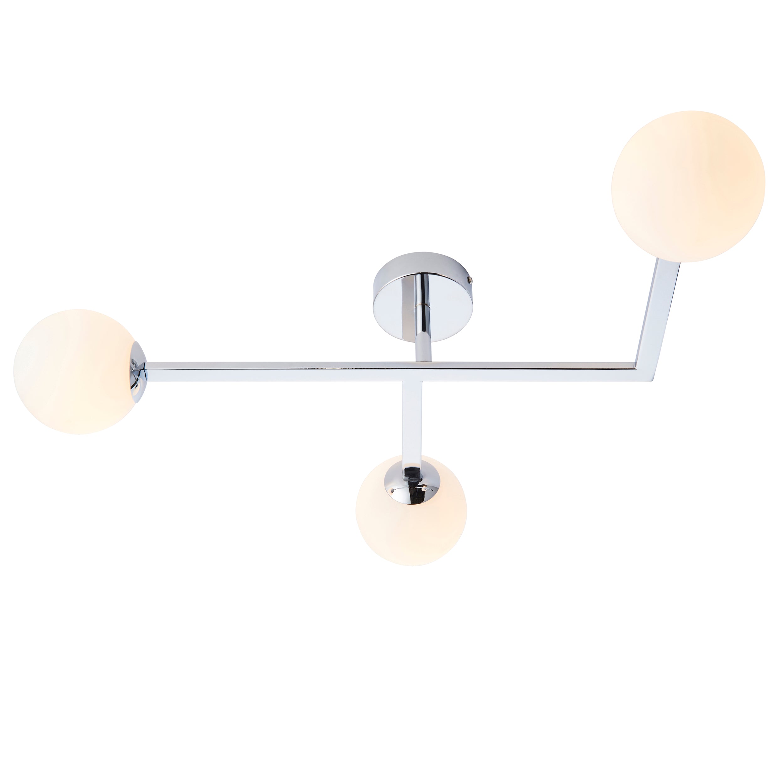 Spa 3lt semi Flush Light Fitting