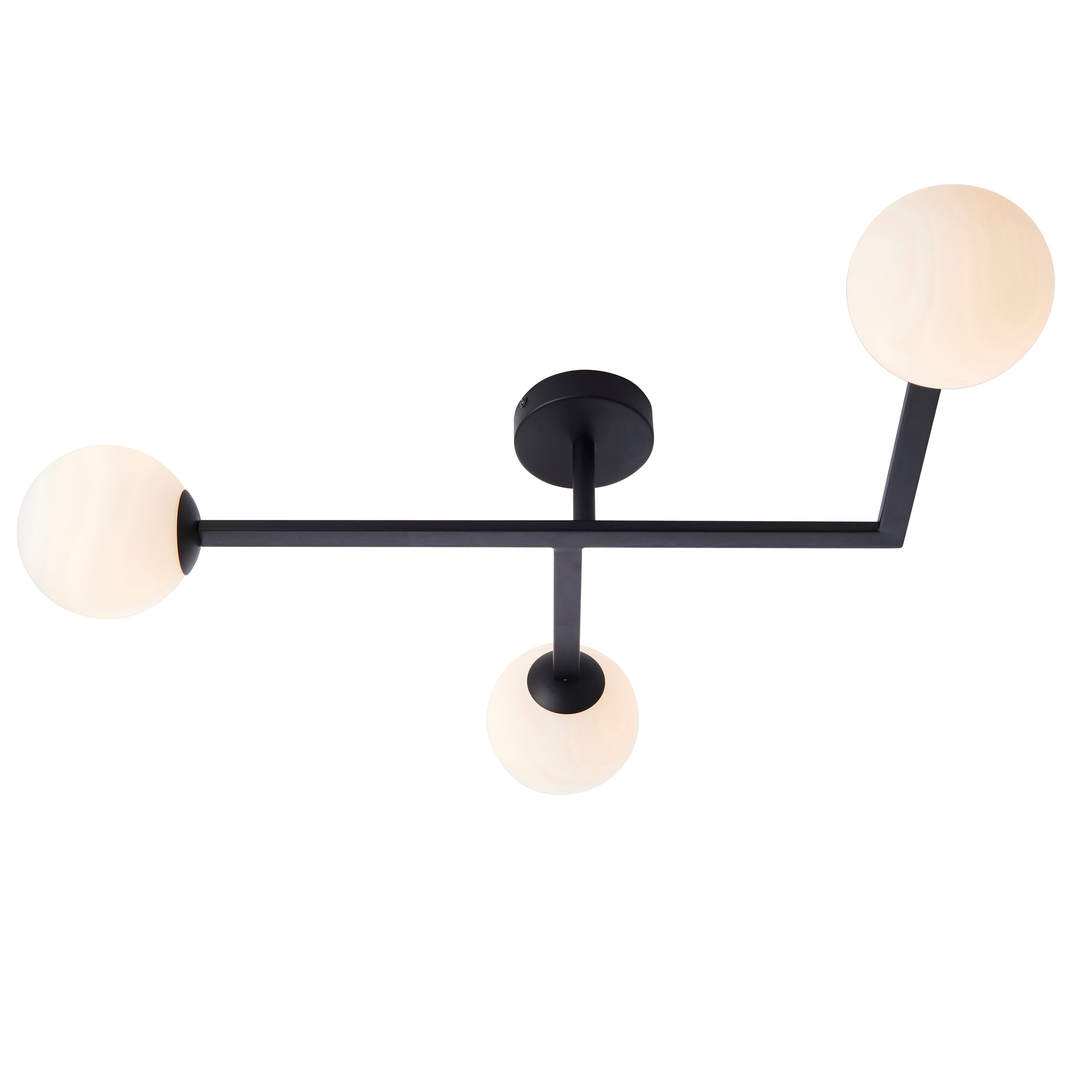 Spa 3lt semi Flush Light Fitting