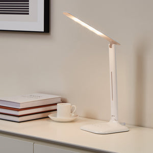 Eglo EU Caupo LED Plastic & Steel White Table Lamp