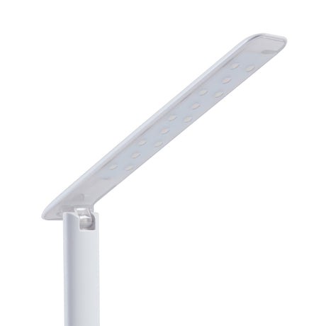 Eglo EU Caupo LED Plastic & Steel White Table Lamp