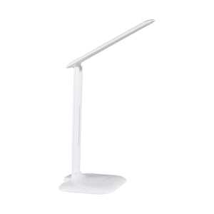 Eglo EU Caupo LED Plastic & Steel White Table Lamp