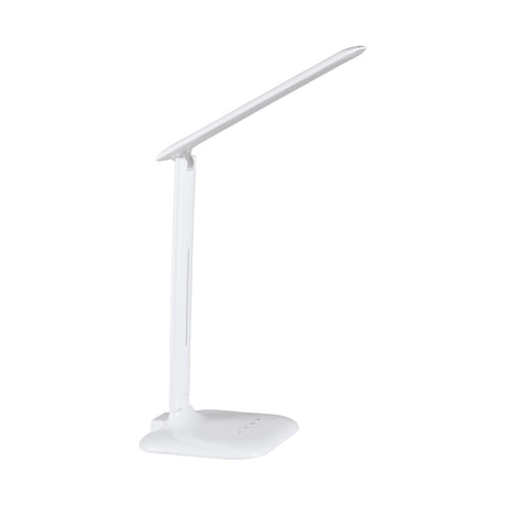 Eglo EU Caupo LED Plastic & Steel White Table Lamp