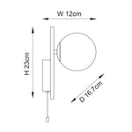 Endon Lighting Sylvie 125425 Sylvie Wall Light