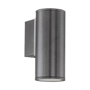 Eglo EU Riga LED Down Exterior Wall Light Anthracite