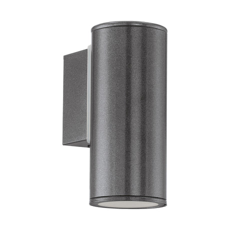 Eglo EU Riga LED Down Exterior Wall Light Anthracite