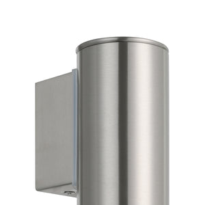 Eglo EU Riga LED Down Exterior Wall Light Stainless Steel