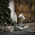 Eglo EU NEMA Outdoor Ground Spike Light – Stainless Steel, GU10 LED, Warm White, Garden Lighting