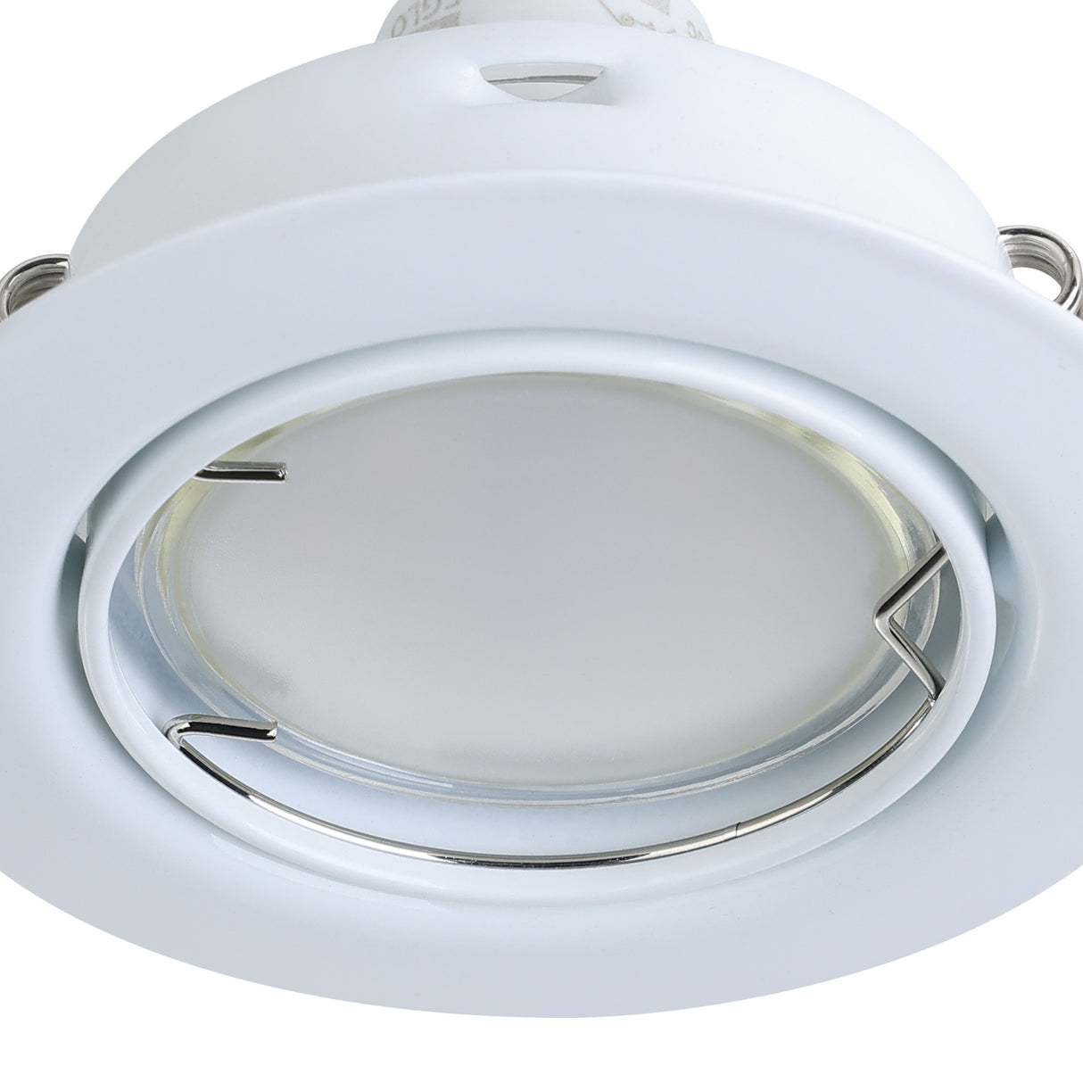 Eglo EU PENETO Recessed Ceiling Light – White Steel, Triple GU10 LED, High Output Warm White Downlight