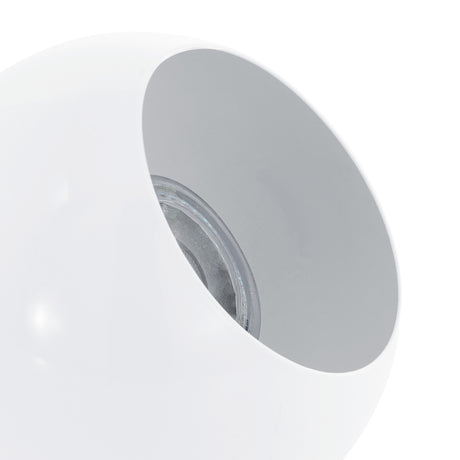 Eglo EU PETTO?1 Table Light – White Steel, GU10 LED, Warm White, Compact Indoor Table Lamp