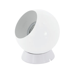 Eglo EU PETTO?1 Table Light – White Steel, GU10 LED, Warm White, Compact Indoor Table Lamp