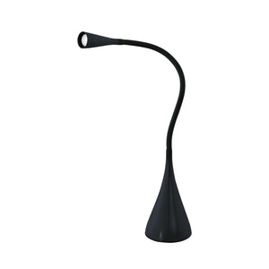 Eglo EU SNAPORA LED Table Lamp – Black Office Desk Light with Touch Dimmer, Warm White LED, Indoor Lighting