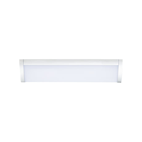 Eglo EU Gita 2 Chrome Metal & Plastic LED Bathroom Wall Light, 35cm
