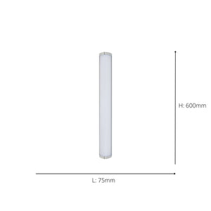 Eglo EU GITA 2 LED Bathroom Wall & Ceiling Light – 600mm Chrome, IP44, 1900lm Cool White