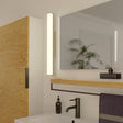 Eglo EU Calnova Satin Nickel & Glass Bathroom Wall Light