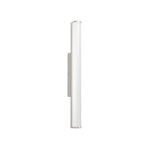 Eglo EU Calnova Satin Nickel & Glass Bathroom Wall Light