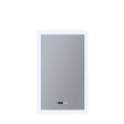 Rectangle Bathroom Mirror-Digital Clock,Demister Pad