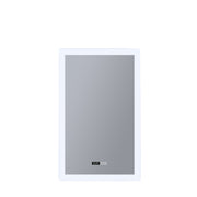 Rectangle Bathroom Mirror-Digital Clock,Demister Pad