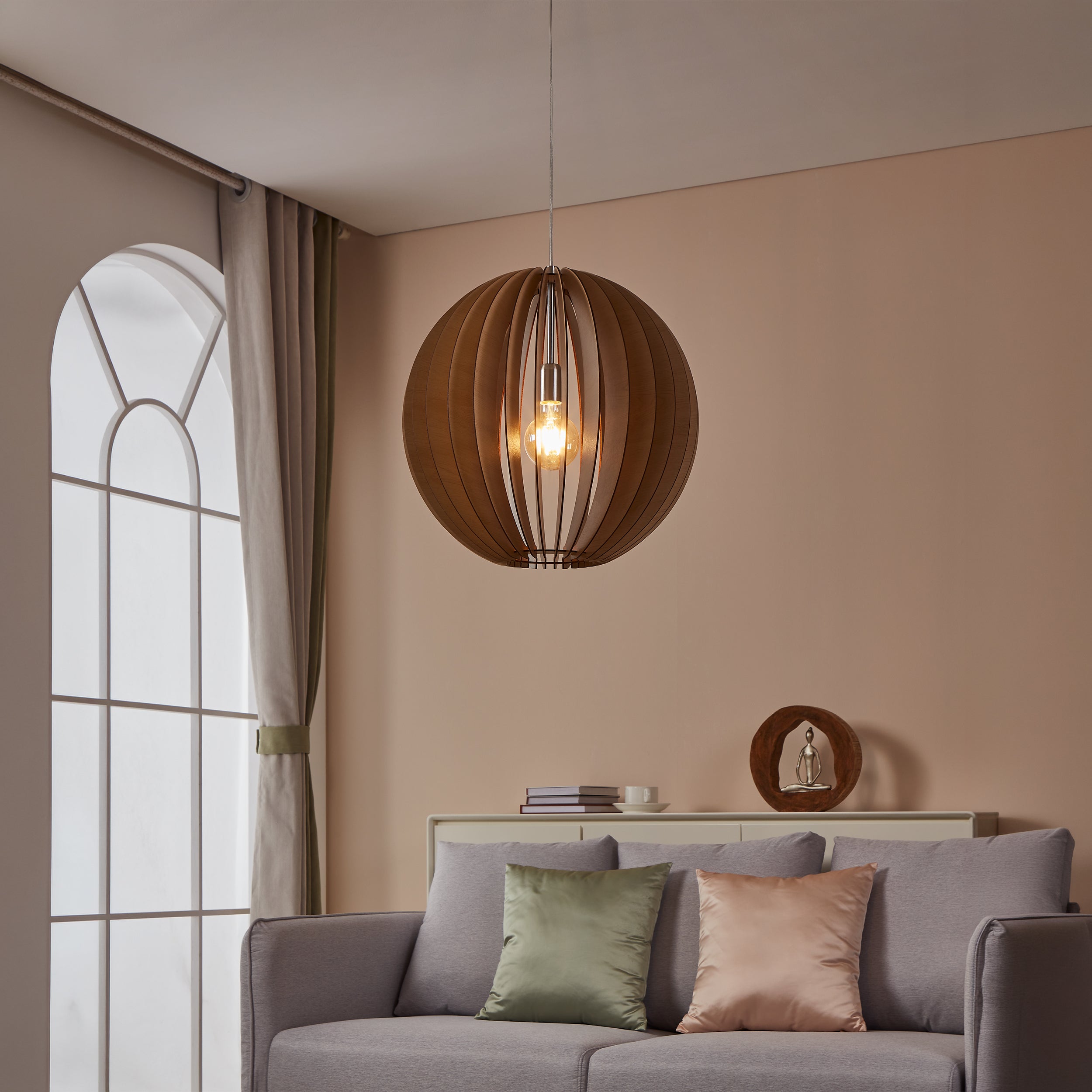 Eglo EU POLASSO Ceiling Light – Black & Copper, Integrated LED, Warm White, Compact Indoor Ceiling Lighting product image - Endon Lighting from First Light Direct with great prices and fast UK delivery