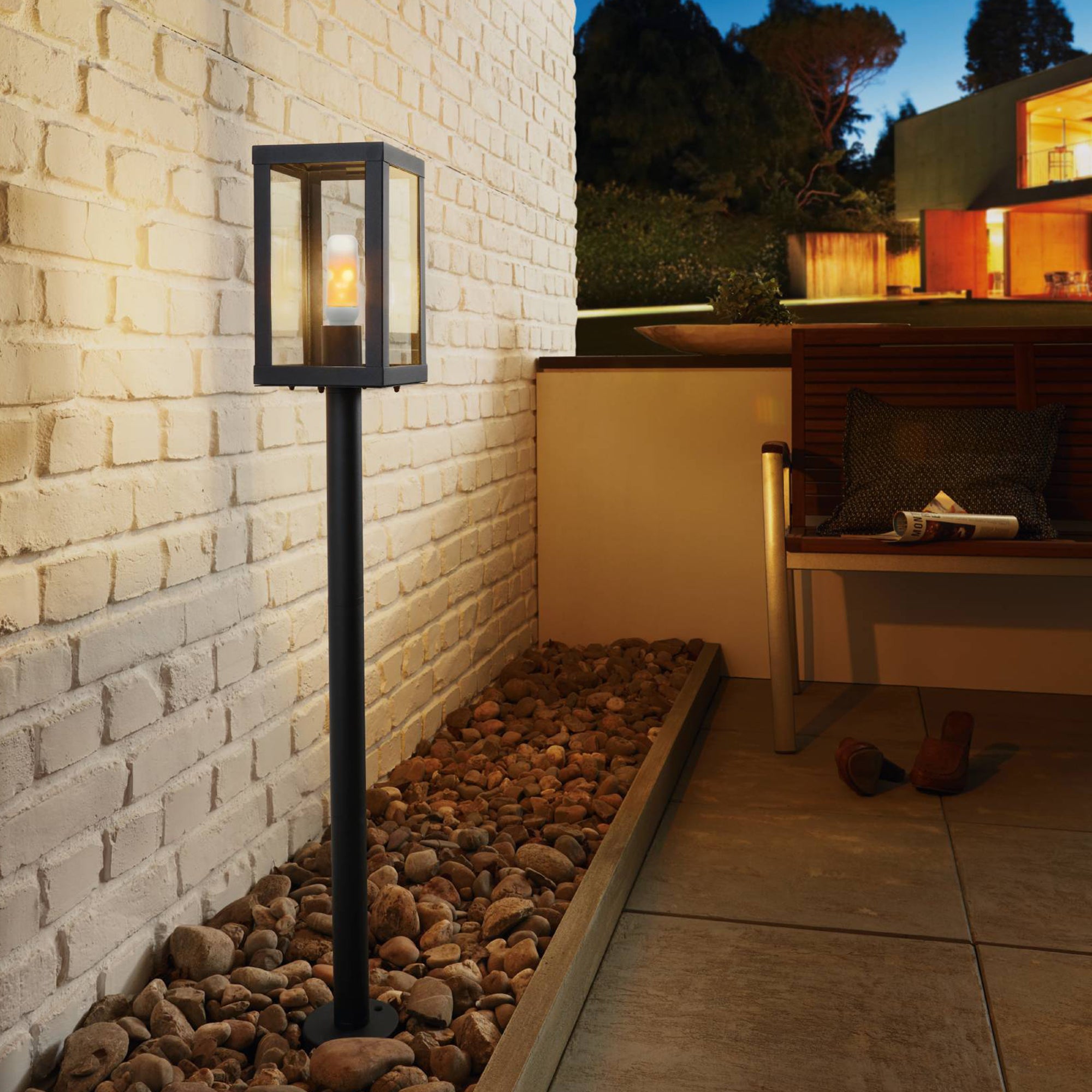Eglo EU Alamonte 1 Exterior Floor black/clear