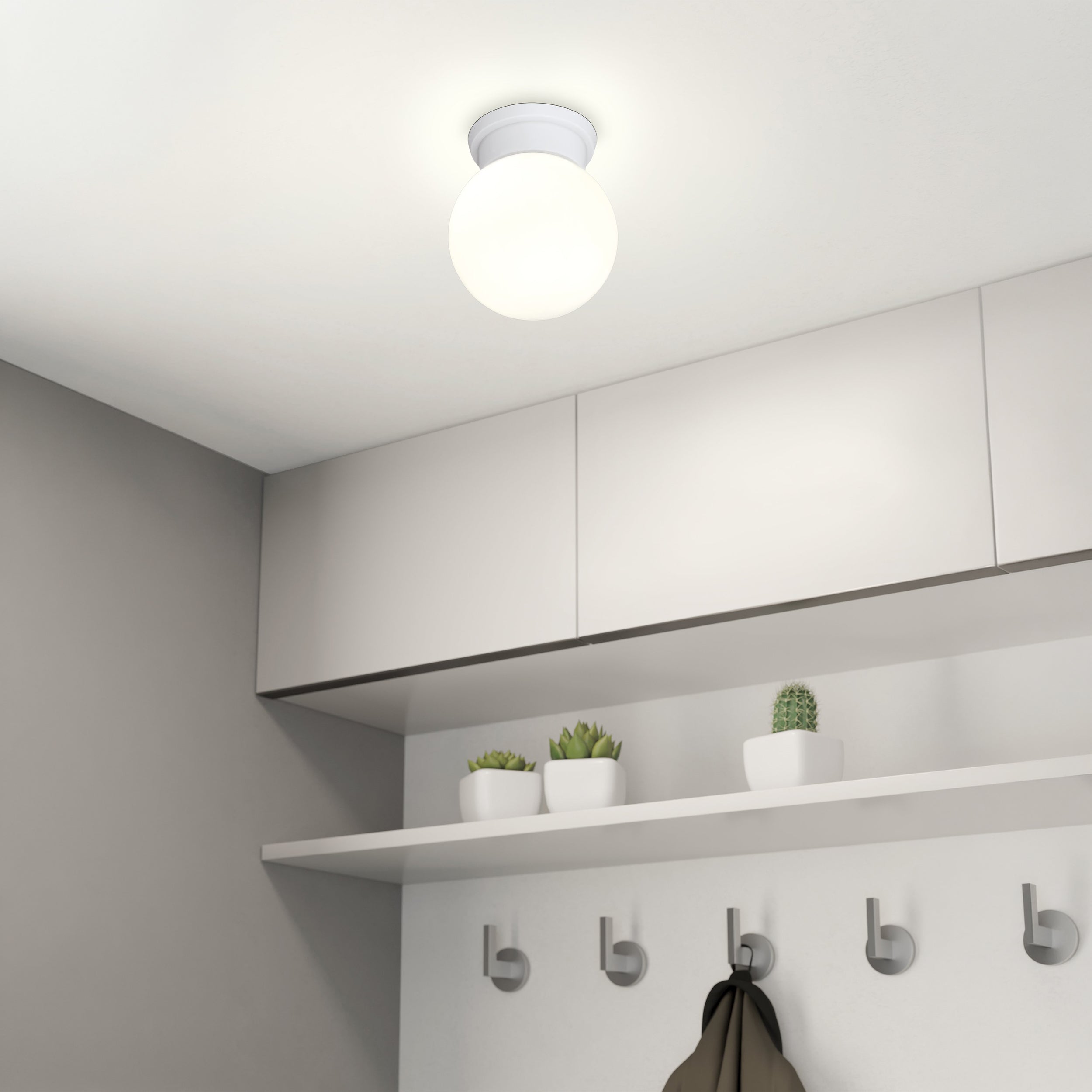 Eglo EU TAZZOLI LED Wall Light – White Steel, Warm White, USB Charging Port, Indoor Lighting