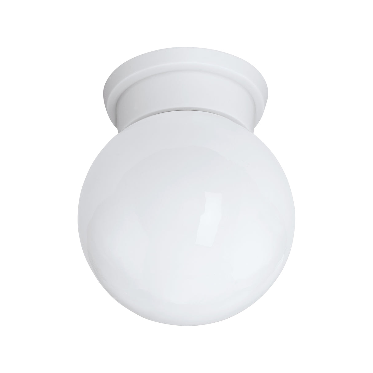 Eglo EU DURELO Ceiling Light – White Plastic & Glass, E27, Compact Indoor Ceiling Lighting