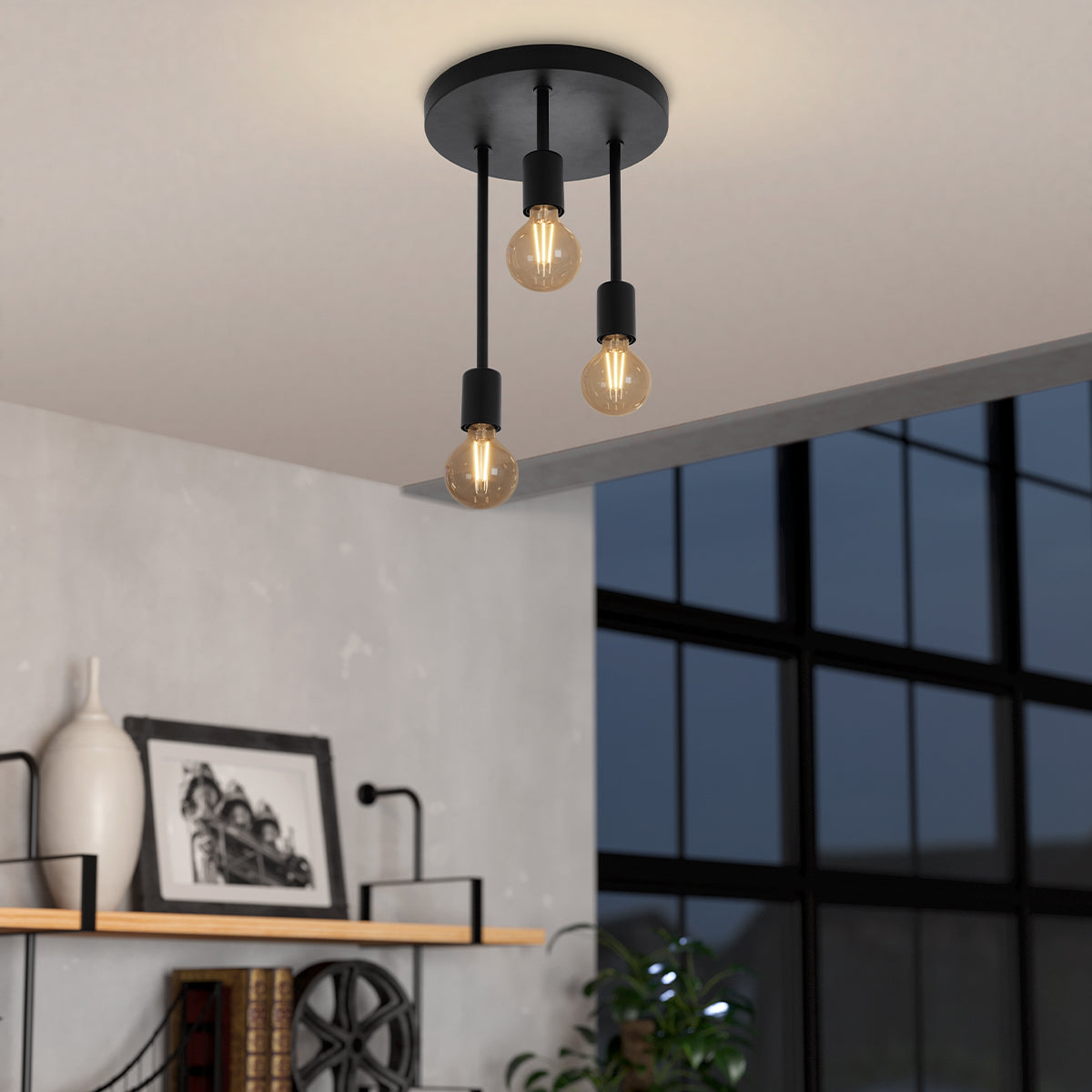 Eglo EU Navedo Exterior Aluminium White Outdoor Floor Light, White