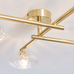 Endon Lighting Mobias 95009 Mobias 4lt semi Flush Light Fitting