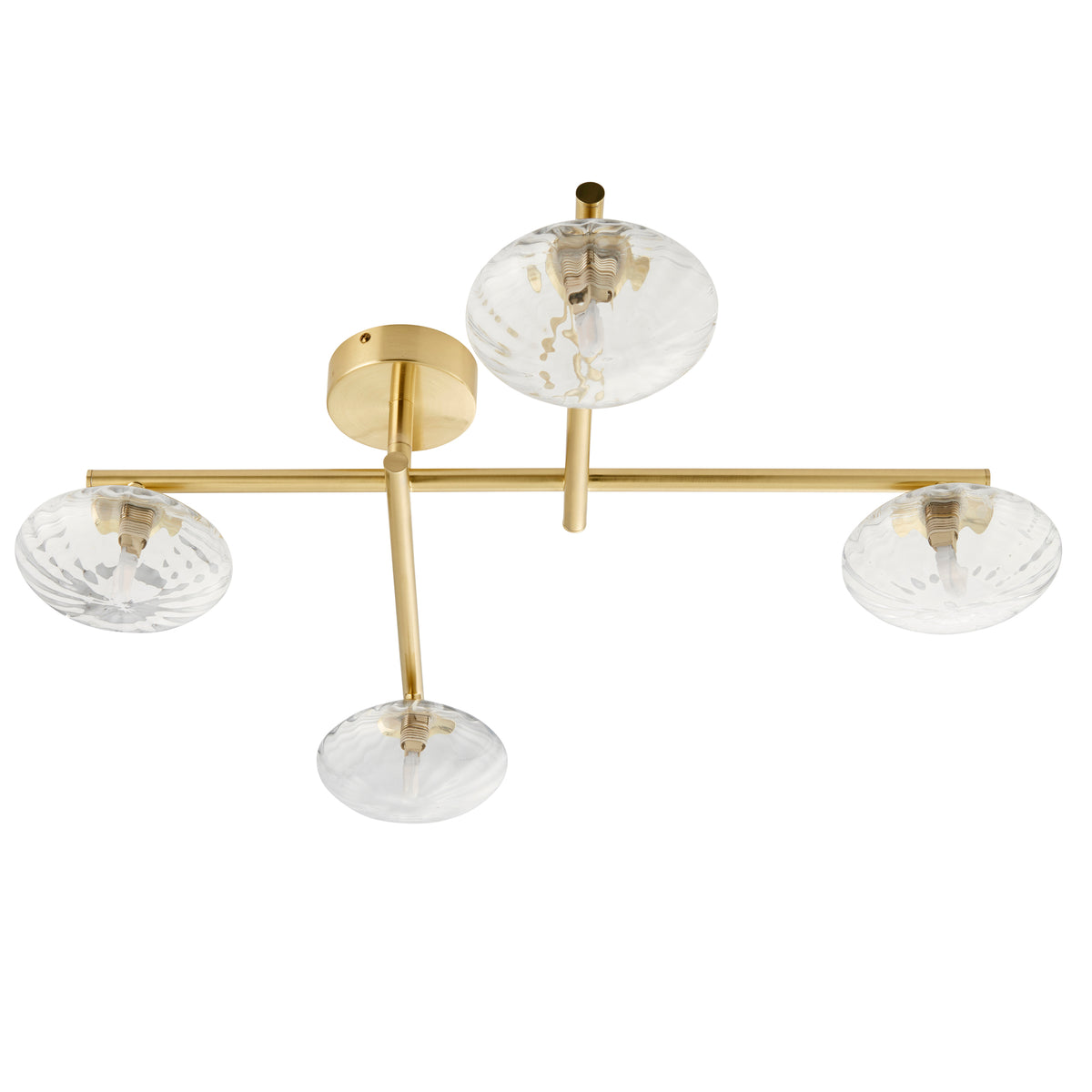 Endon Lighting Mobias 95009 Mobias 4lt semi Flush Light Fitting