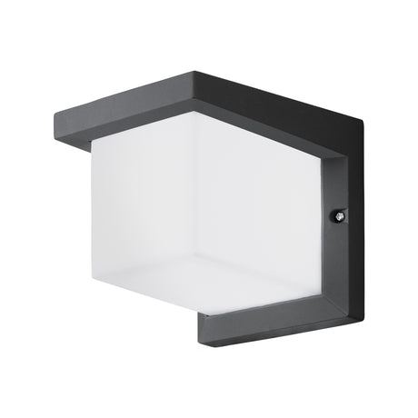 Eglo EU DESELLA?1 Outdoor LED Wall Light – Anthracite Cast Aluminium, Warm White, IP55 Exterior Lighting
