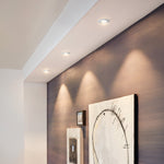 Eglo EU Tedo 1 White LED Round Set of 3 Recessed Light, 8cm, 3000K product image - Endon Lighting from First Light Direct with great prices and fast UK delivery