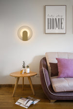 Searchlight Electric Target LED Wall Light, Sand Gold Metal 95410GO