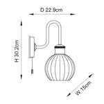 Endon Lighting Sylvie 125430 Sylvie 5lt Pendant Light Fitting