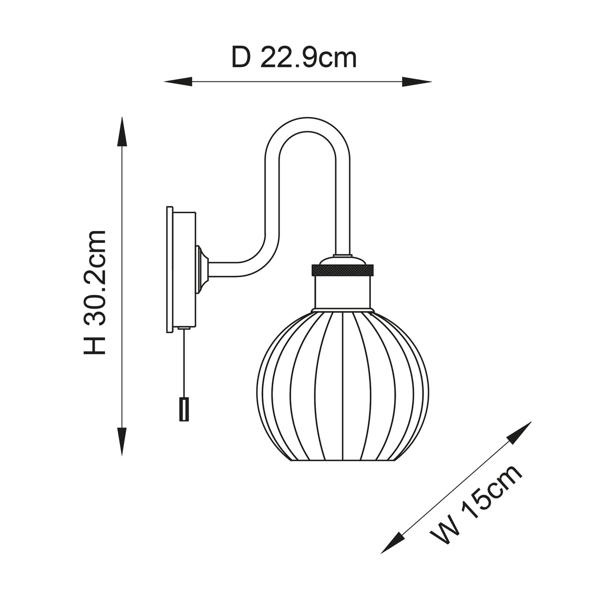 Endon Lighting Sylvie 125430 Sylvie 5lt Pendant Light Fitting