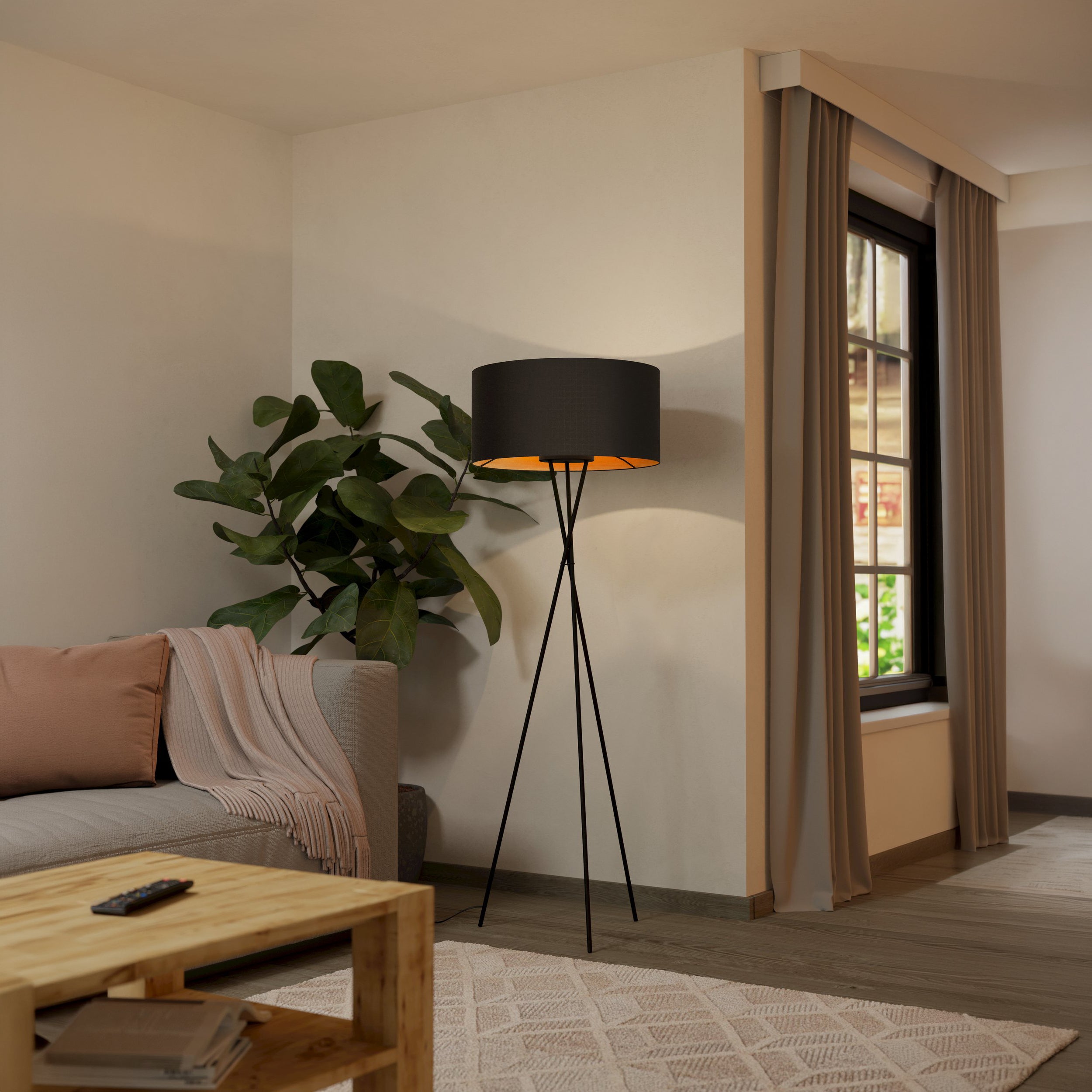 Eglo EU SELUCI LED Ceiling Light – White Finish, Tuneable White 3000–6500K, Remote Control, 490mm Indoor Ceiling Light product image - Endon Lighting from First Light Direct with great prices and fast UK delivery