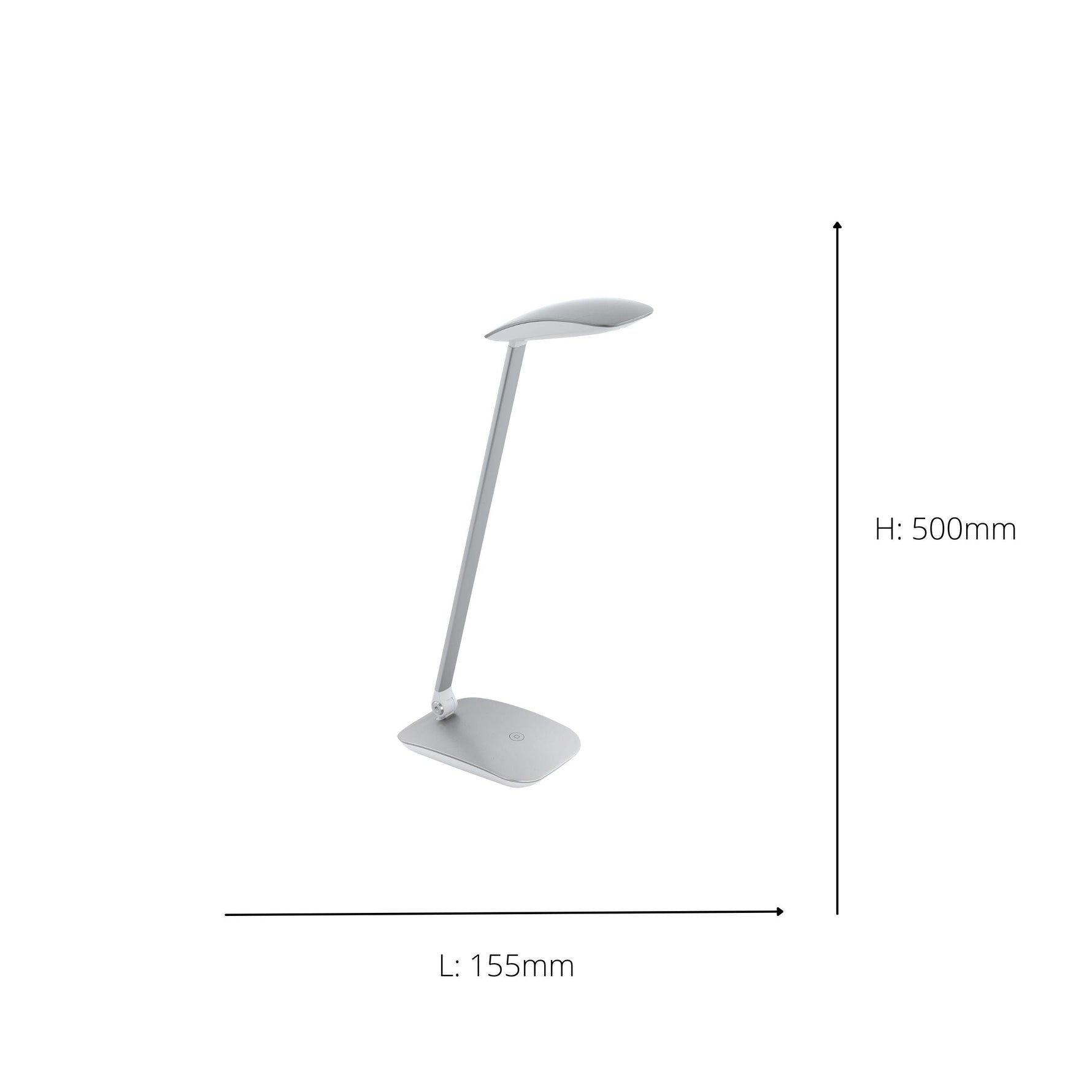 Eglo EU Cajero White Plastic LED Touchdimmer Table Lamp