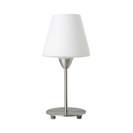 Eglo EU Damasco 1 Table Lamp – Satin Nickel Steel