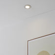 Eglo EU Pineda LED Plastic Chrome Round Recessed Light, 7.8cm, 3000K