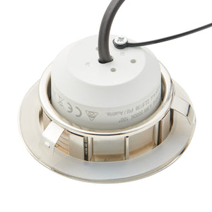Eglo EU Pineda Plastic Satin Nickel LED Round Set of 3 Recessed Lights, 7.8cm, 3000K