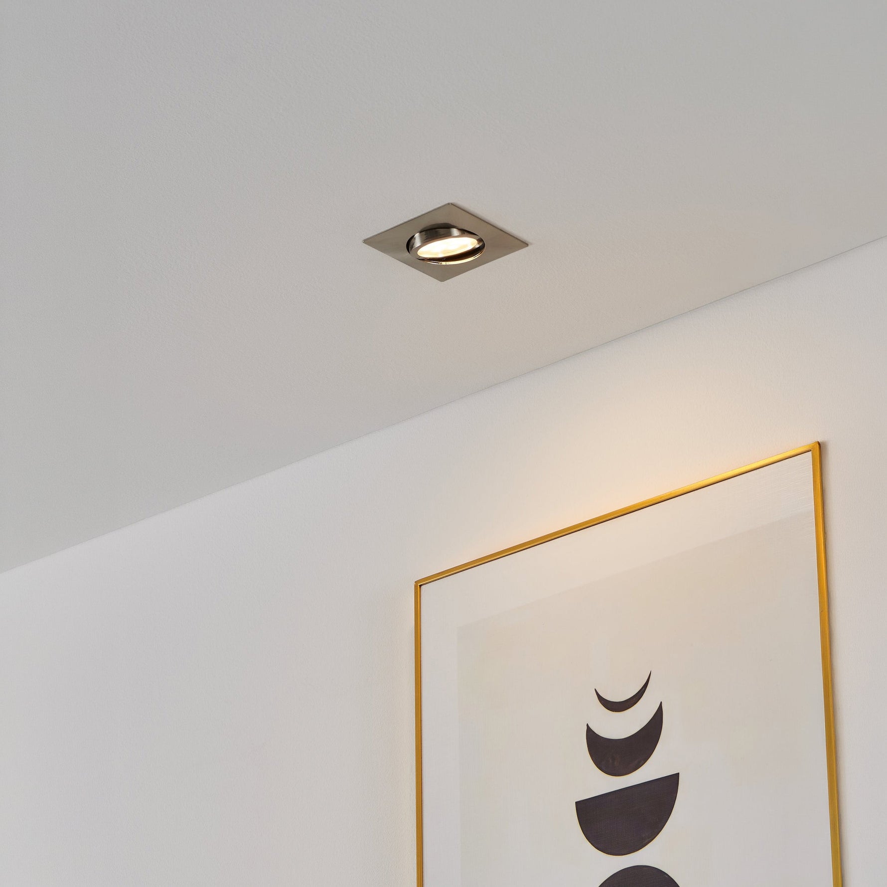 Eglo EU Pineda Plastic Chrome LED Round Set of 3 Recessed Lights, 8.4cm, 3000K product image - Endon Lighting from First Light Direct with great prices and fast UK delivery