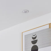 Eglo EU Pineda Plastic White LED Round Set of 3 Recessed Lights, 8.4cm, 3000K
