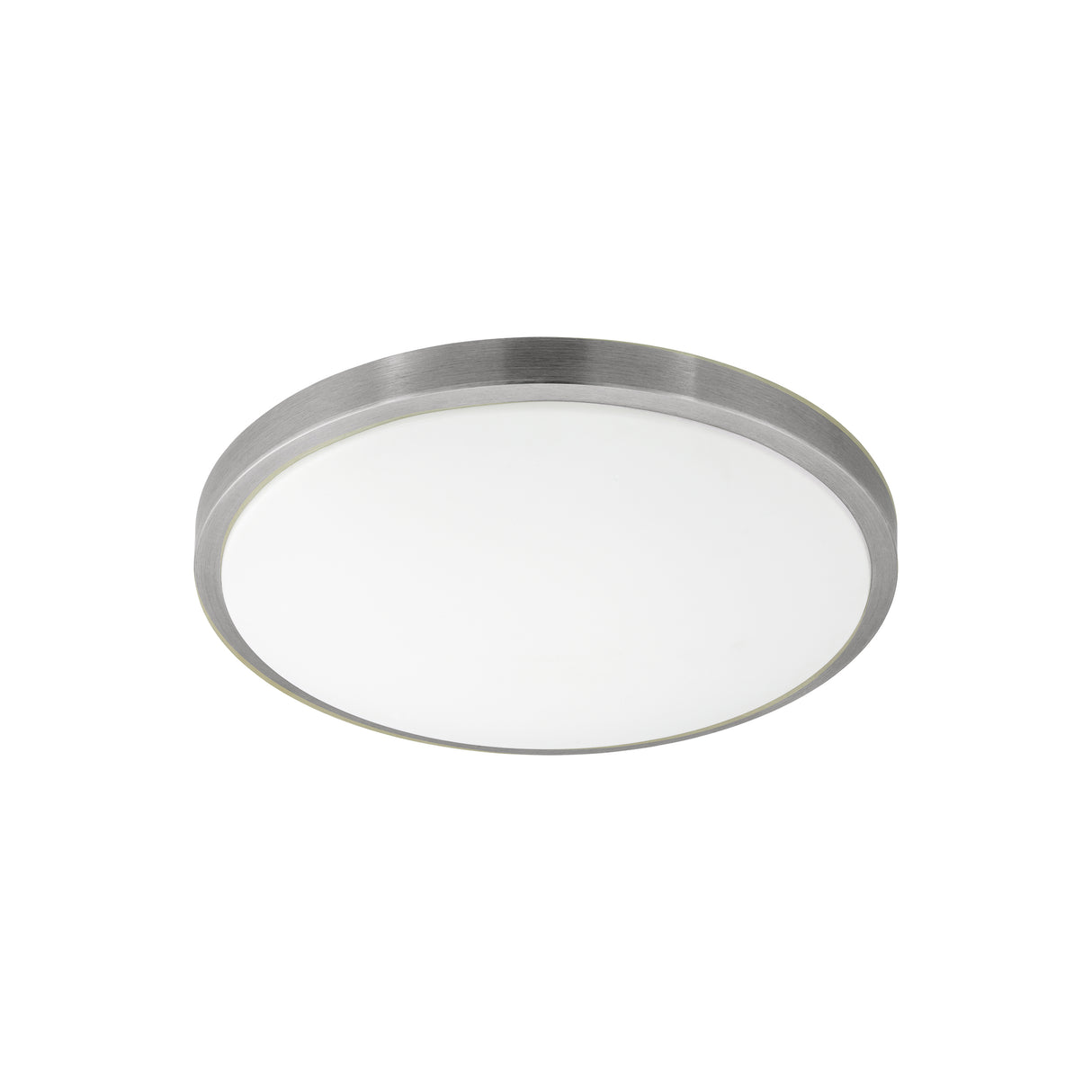 Eglo EU COMPETA?1 LED Wall or Ceiling Light – Warm White, White & Satin Nickel, 2400?lm, Indoor Lighting