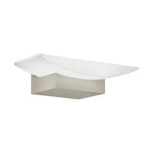 Eglo EU METRASS LED Wall Light – Satin Nickel Aluminium, Warm White, Indoor Lighting