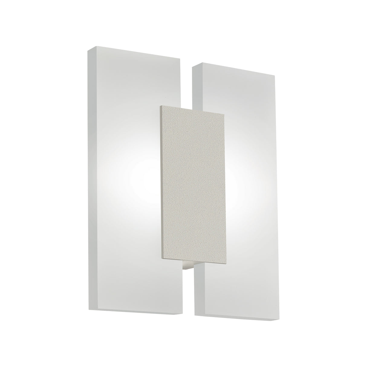 Eglo EU METRASS?2 LED Wall / Ceiling Light – Satin Nickel Aluminium, Twin Light, Warm White, Indoor Lighting