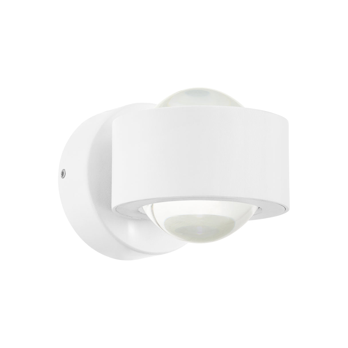 Eglo EU ONO?2 Wall Light – White Aluminium, Twin LED, Warm White, Indoor Up & Down Lighting