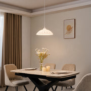 Eglo EU Vetro White Plastic & Glass Traditional Single Pendant