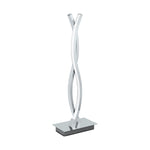 Eglo EU Lasana 2 LED Contemporary Steel & Aluminium Chrome Table Lamp