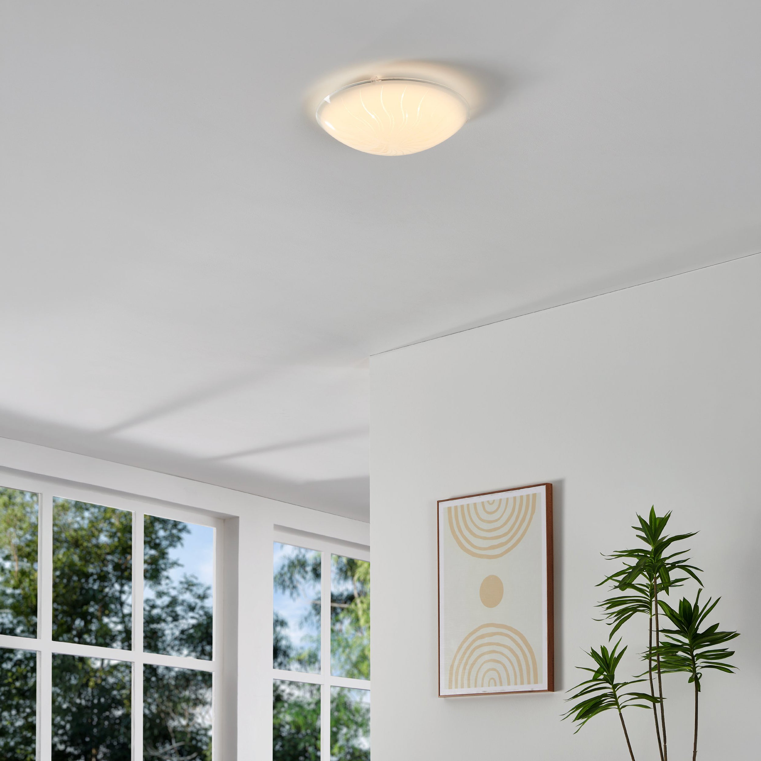Eglo EU POZUETA Pendant Ceiling Light – Black Steel Design, Extra?Long Drop, E27, Indoor Lighting